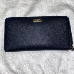Kate Spade KSNY Black Leather Wallet